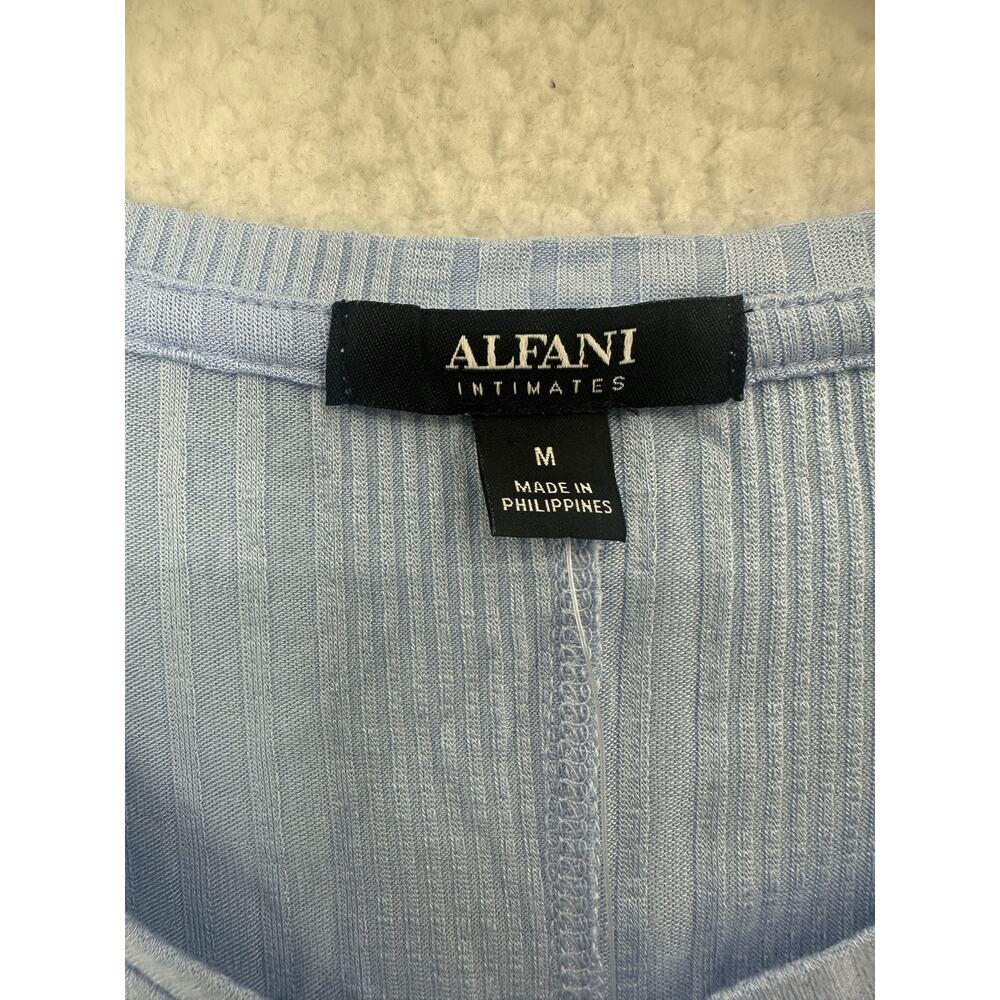 Alfani Super Soft Ribbed Pajama Top Medium - Picture 3 of 6